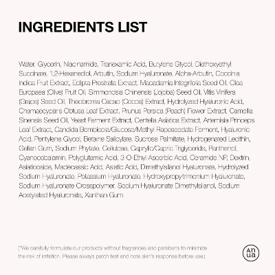 Picture of ANUA Niacinamide 10 + TXA 4 Serum, Hyaluronic Acid, Tranexamic acid, Vitamin B12, Facial Serum for Glass Skin, Clarifying, Radiant Complexion with Natural..