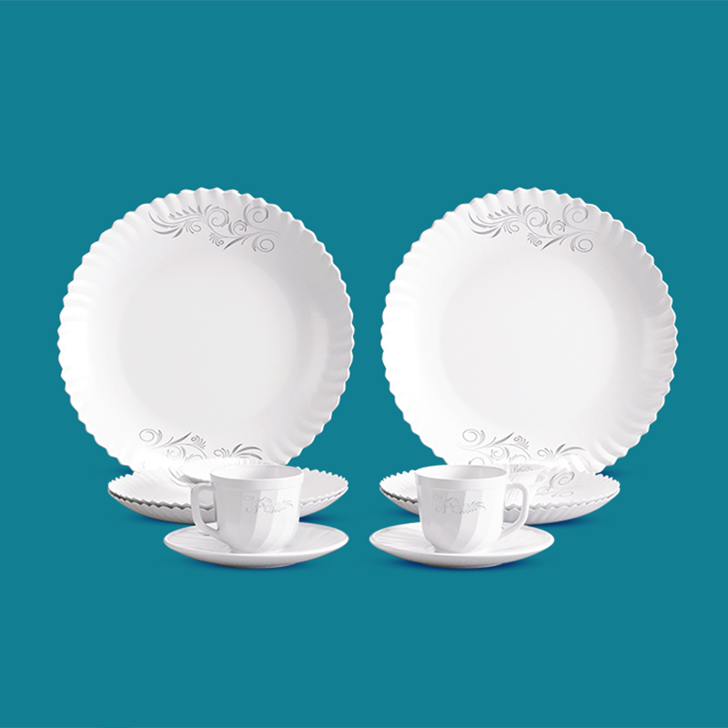 Buy 20Pcs Dinner Set-Opal flora Online at Best Price	