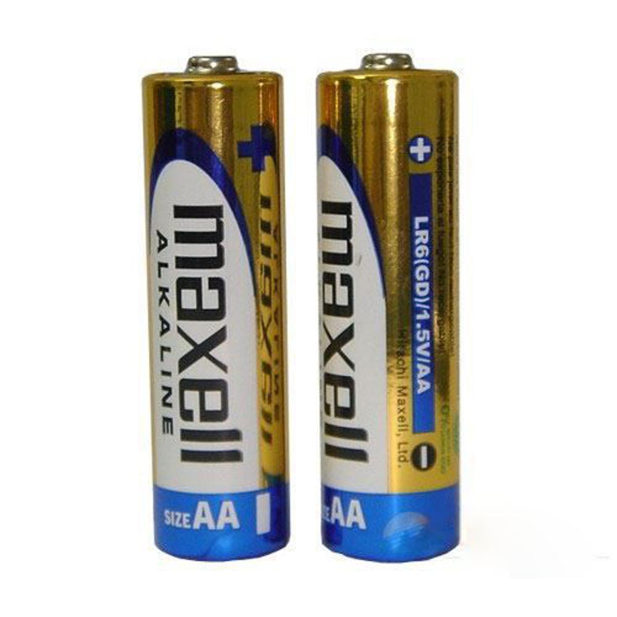 Picture of 2PCS maxell AA LR06 1.5V Alkaline Battery