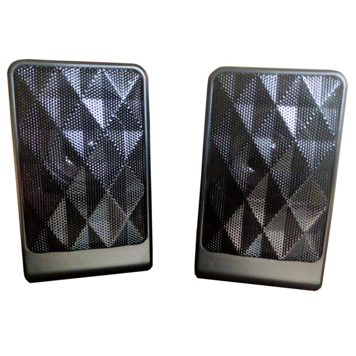 Picture of USB Mini Speaker D10 2.0 Channel Powered Portable Audio Notebook Laptop Desktop PC  Big Sound Multimedia Small Speaker Office Home Subwoofer