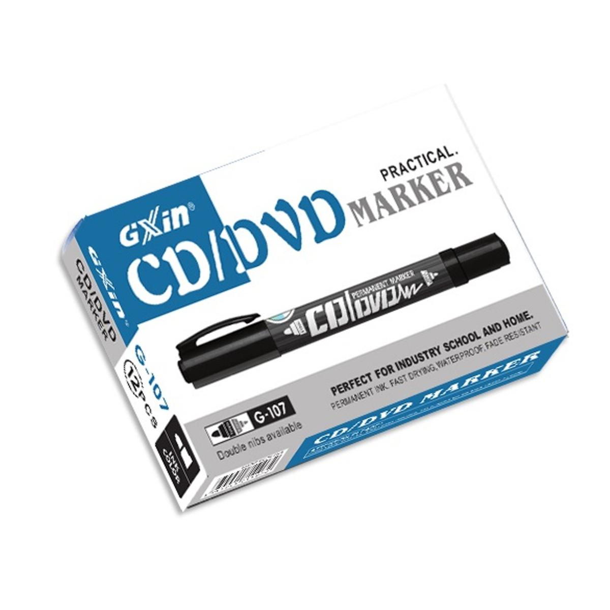 Picture of 12PCS GXin G-107 CD/DVD Practical/ Permanent Marker