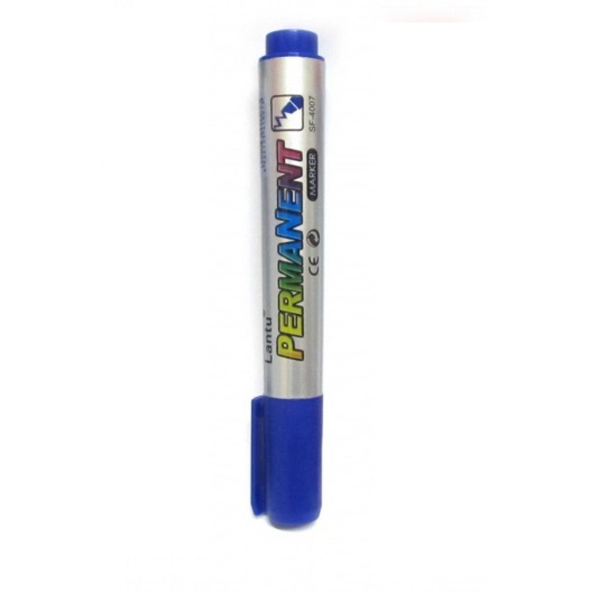 Picture of Lantu SF-4007 Permanent Marker with Chisel Nibs Blue 1 Pc