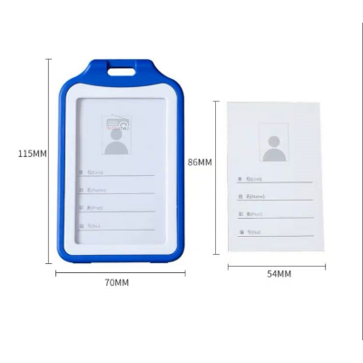 Picture of 1PC PP Double-Sided Vertical ID Card Holder