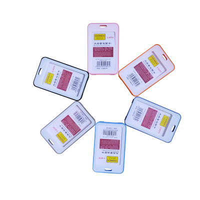 Picture of Chongxi C-827V Plastic Large Capacity Double Side Vertical ID Card Holder 1Pc