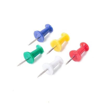 Picture of Deli 0031 Push Pin Multi-Color 100 Pieces