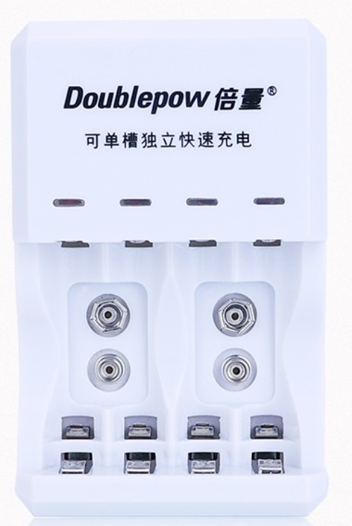 Picture of Doublepow DP-D03 Multi-functional 9V 4 Slots AA/ AAA/ 9V Rechargeable Battery Charger
