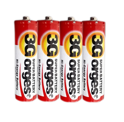 Picture of 3Gorges Non Rechargeable Pencil Super AA R6 UM-3 1.5V Battery - 4 Pieces