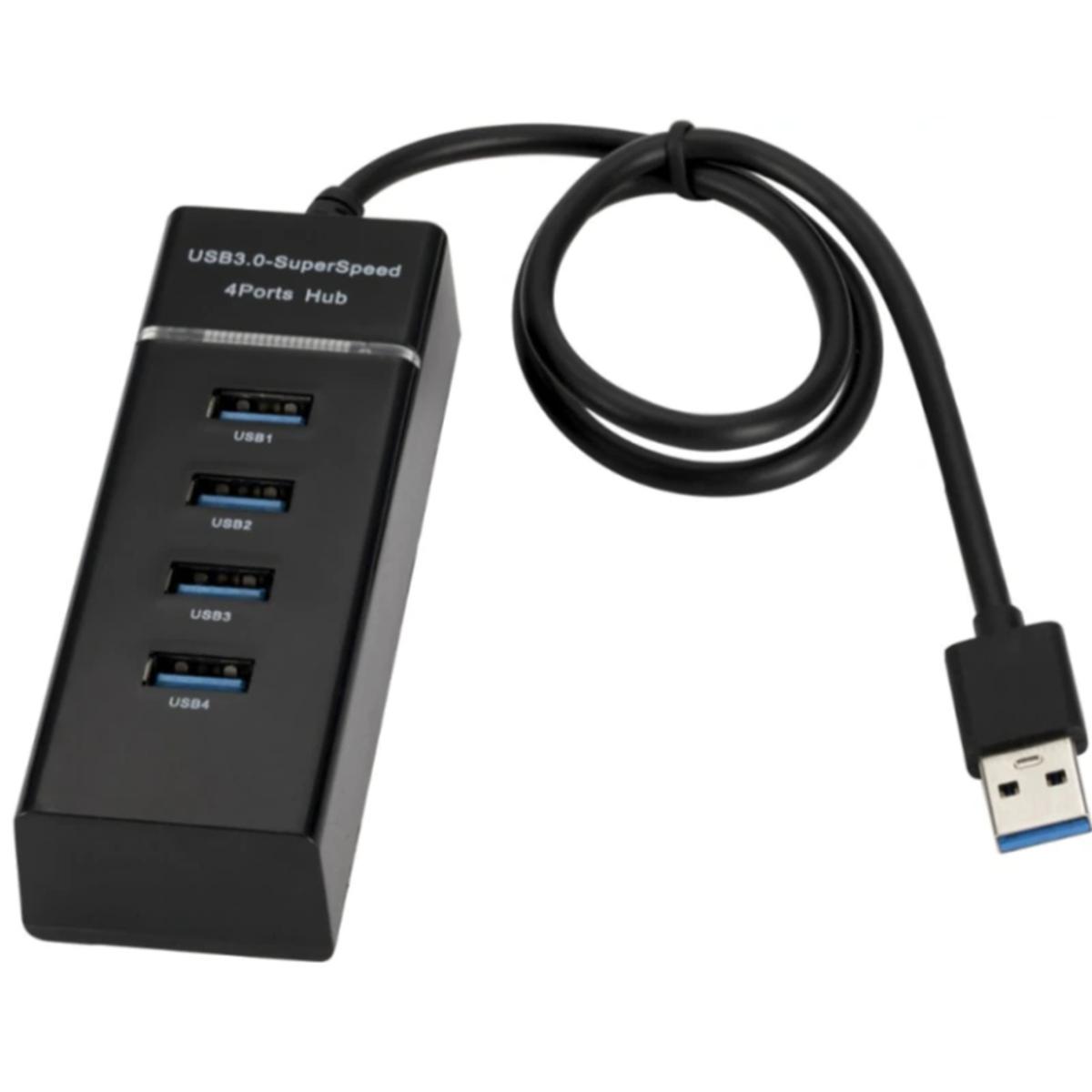 Picture of USB Hub 3.0 High Speed Adapter USB Splitter Expander 4 Port Independent ON/OFF Switch for PC Computer Laptop Mac Windows 1 Piece