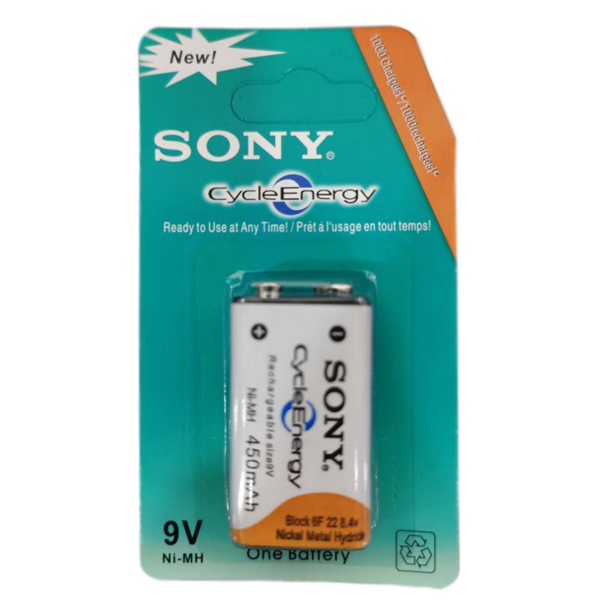 Picture of Sony 9V 450mAh Rechargeable Battery