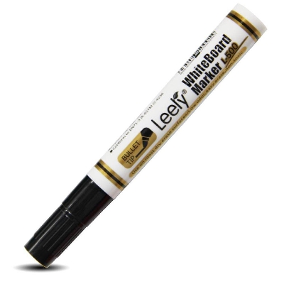 Picture of Leery 500 Non-toxic Dry Erasable Whiteboard Marker - Black