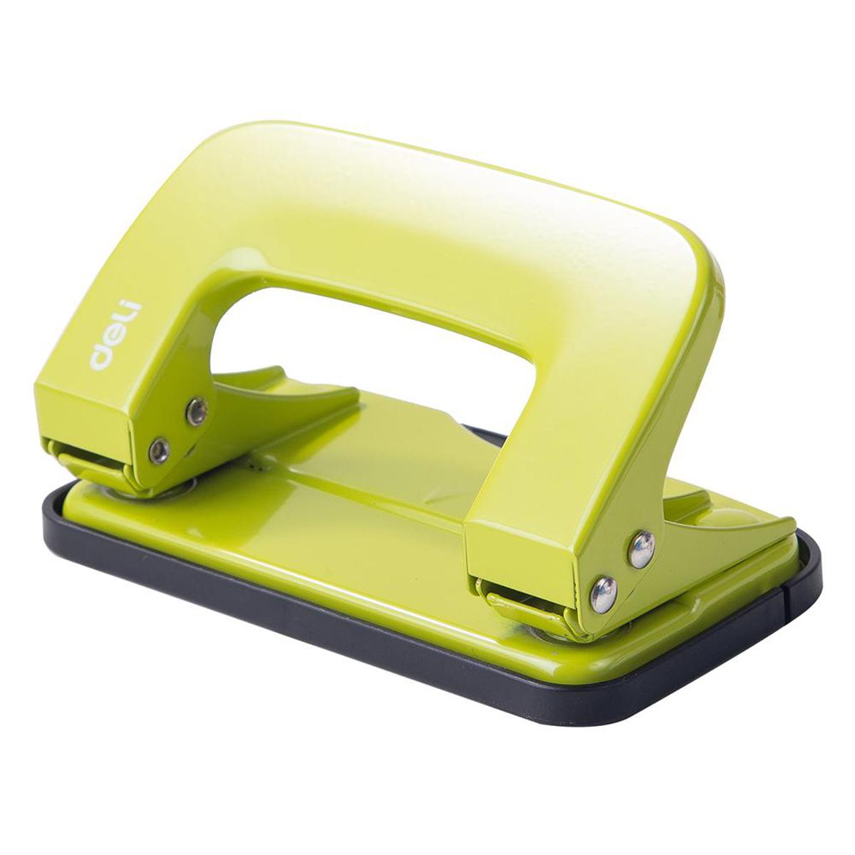 Picture of Deli 0136 2 Hole Metal Punch Machine - Green