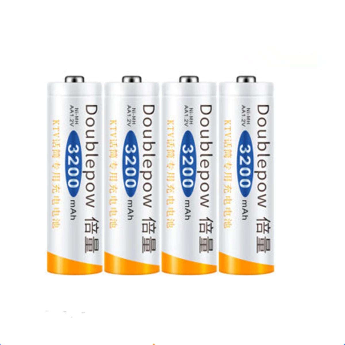 Picture of 4PCS large capacity 1.2v 3200mAh AA rechargeable battery Ni-MH rechargeable battery