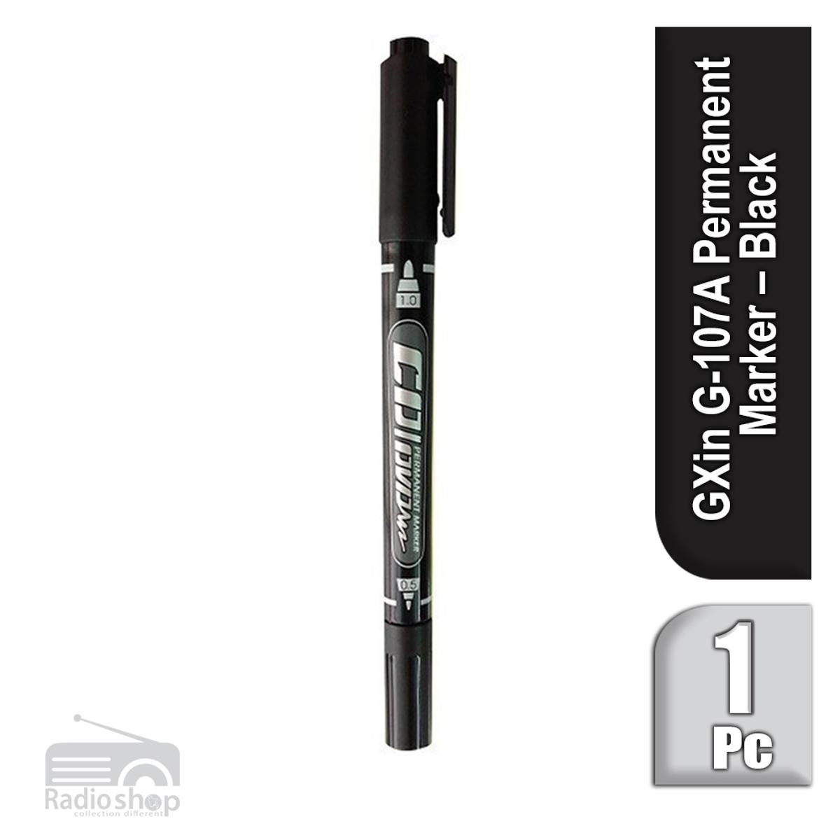 Picture of GXin G-107A CD/DVD Waterproof Black Permanent Marker Pen set with Clip