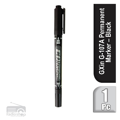 Picture of GXin G-107A CD/DVD Waterproof Black Permanent Marker Pen set with Clip