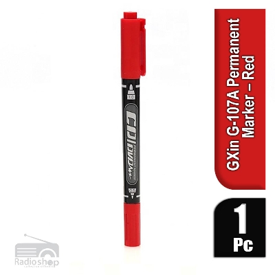Picture of GXin G-107A CD/DVD Waterproof Red Permanent Marker Pen set with Clip