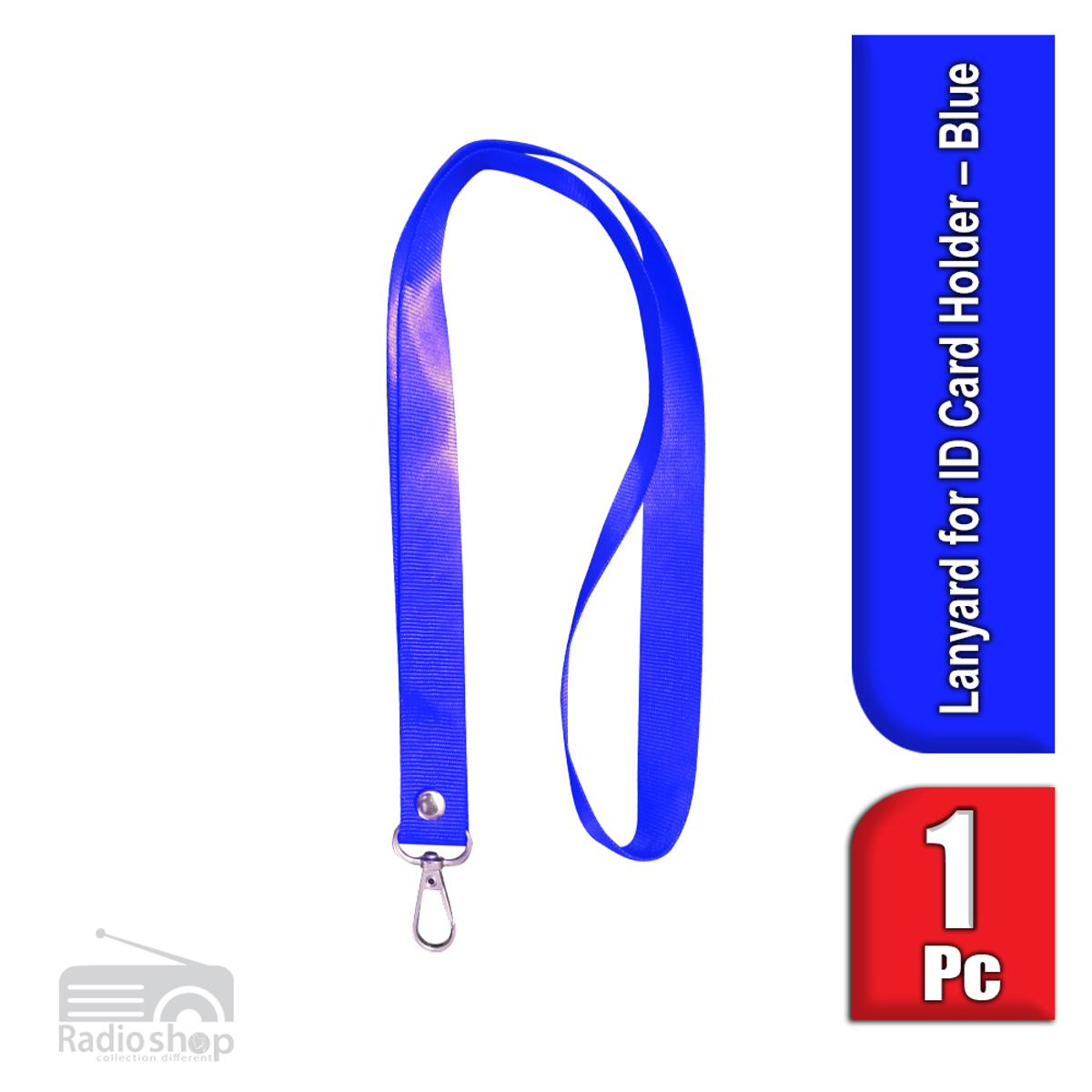 Picture of ID Card Strip Ribbon 2CM Lanyard (Blue)