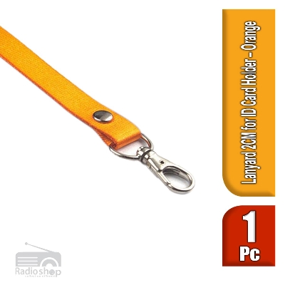 Picture of ID Card Strip Ribbon Orange 2CM Lanyard