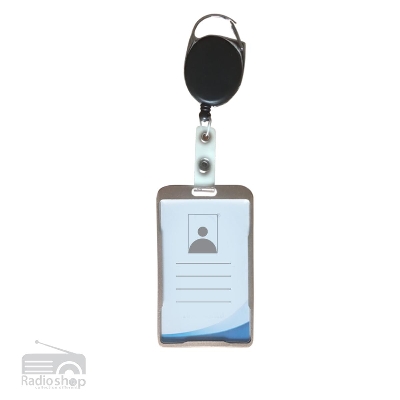 Picture of Metal ID Card Holder with Badge Reel