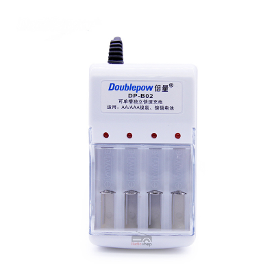 Picture of 4 Slots Doublepow DP-B02 LED Intelligent Rapid AA AAA Battery Charger for 1.2V Ni-MH Ni-CD Rechargeable Battery