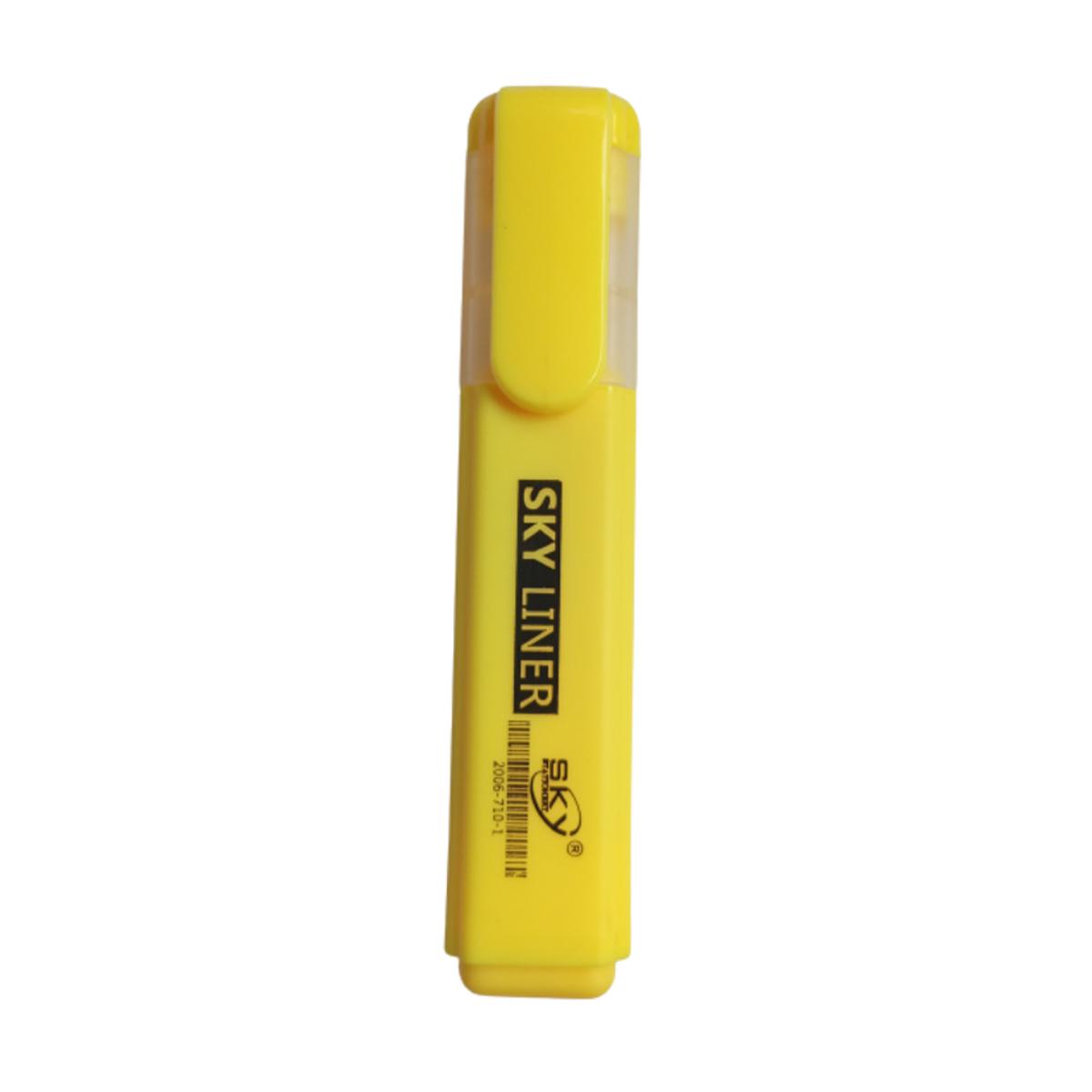 Picture of Sky Liner Textliner Highlighter Marker Pen - Yellow