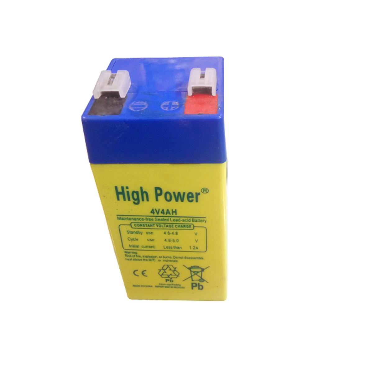 Picture of High_Power Rechargeable Lead Acid Battery 4V 4Ah
