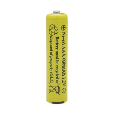 Picture of Ni-Cd AAA 600mAh Capacity 1.2V Rechargeable Battery