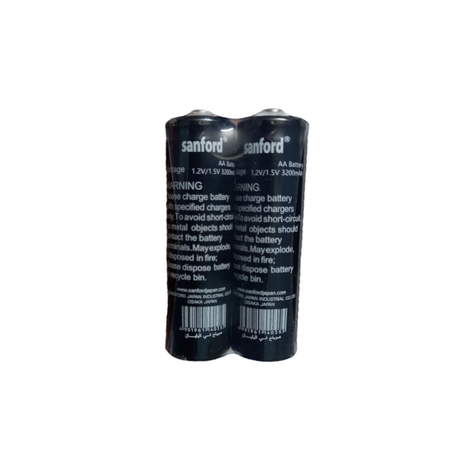 Picture of 2PCS Sanford AA 1.2V 3200mAh Rechargeable Battery