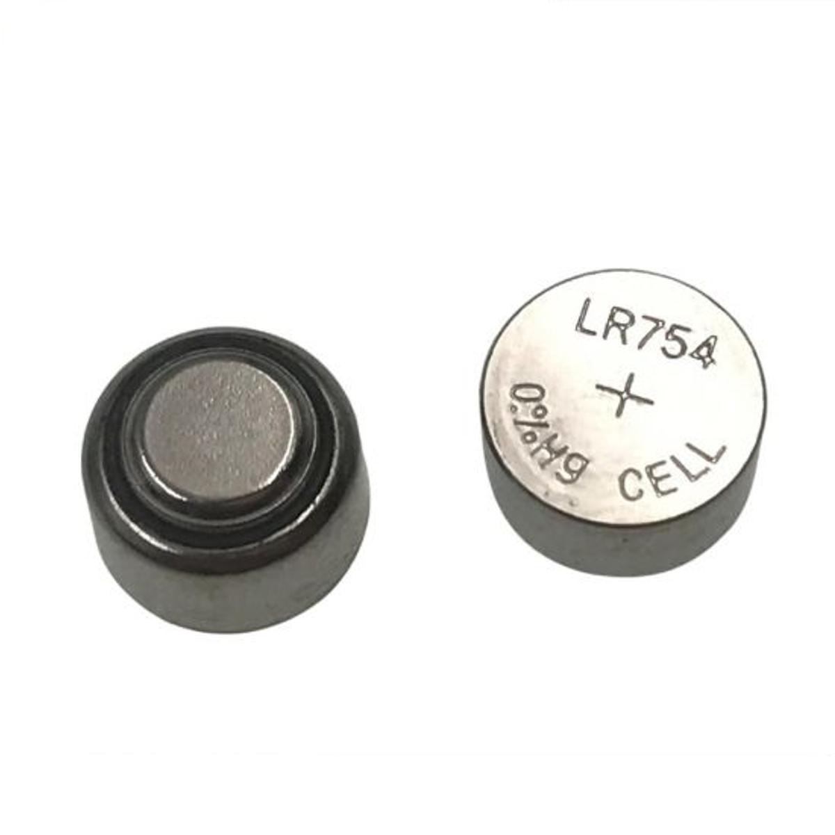 Picture of LR754 AG5 393 Alkaline Batteries Button Cell