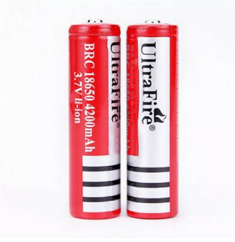 Picture of 2PCS UltraFire 18650 4200mAh 3.7V Li-ion Rechargeable Battery