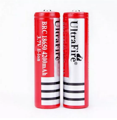 Picture of 2PCS UltraFire 18650 4200mAh 3.7V Li-ion Rechargeable Battery