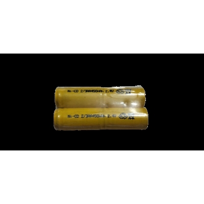 Picture of 2.4V AA Battery 450mAh Ni-CD 2/3 AA 2.4V Rechargeable Battery