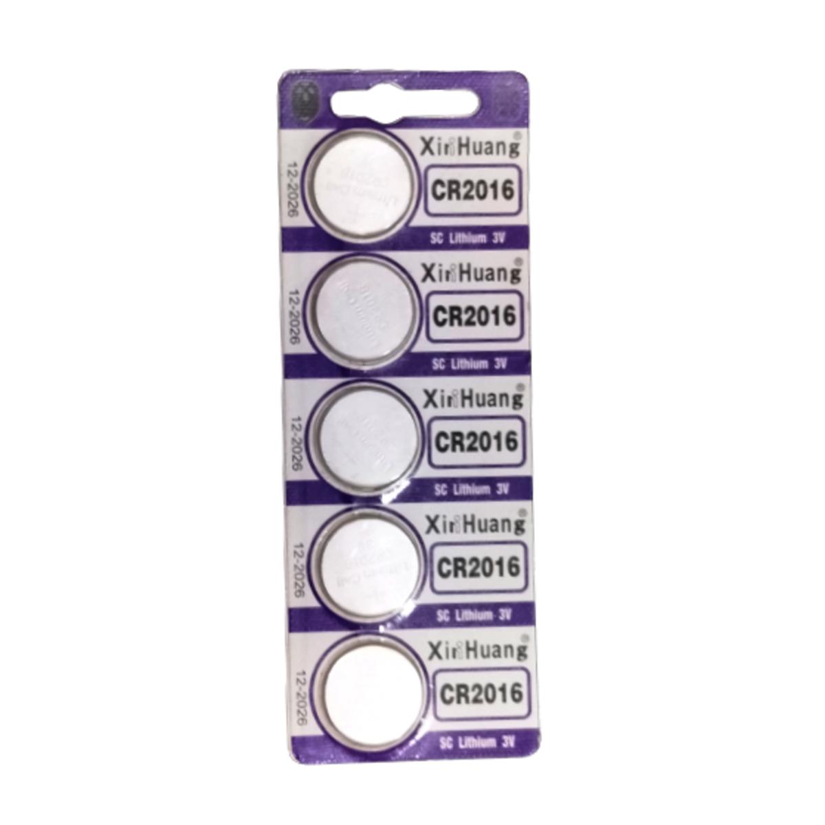 Picture of Xin Huang CR2016 3V Lithium Battery 5Pcs - Battery - Battery