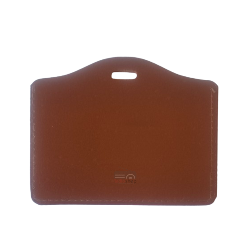 Picture of PU Leather Horizontal ID Card Holder - Brown