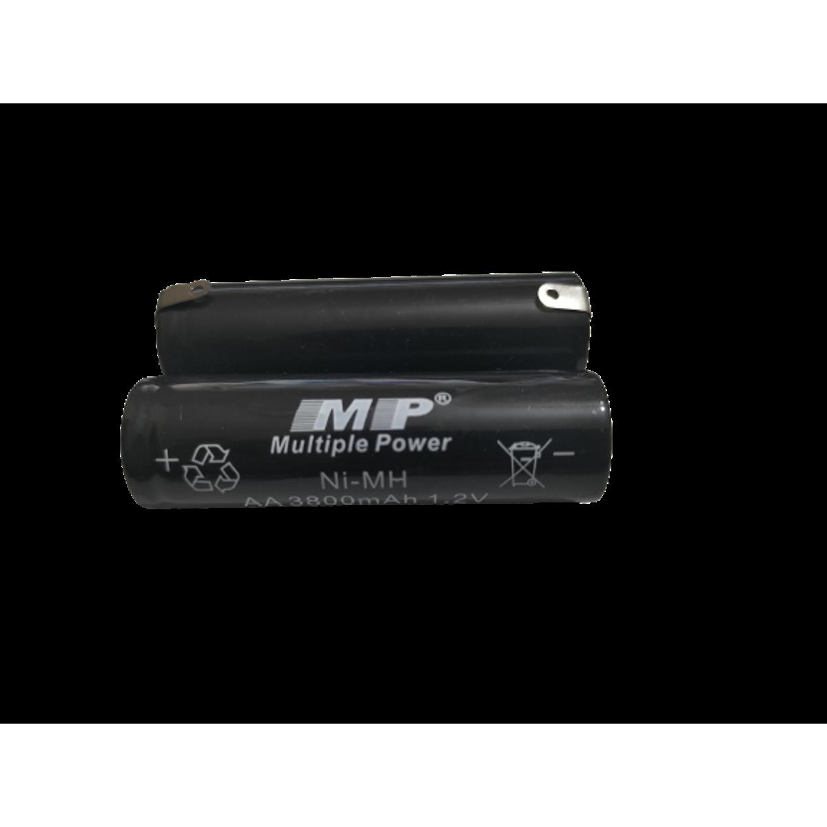 Picture of 2pcs MP AA 1.2V 3800mAh Ni-MH Rechargeable Battery with Pin