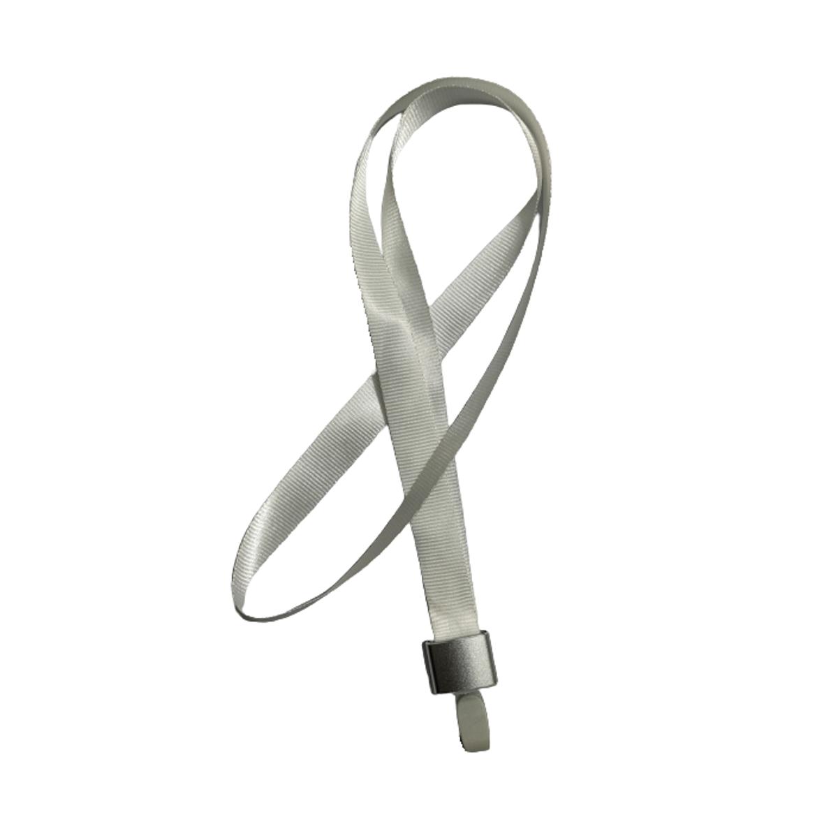 Picture of 1PC Lanyard Metal Hook Hanging Neck Rope for ID Card Holder (Silver)