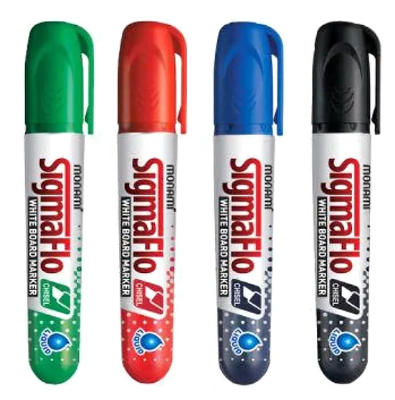 Picture of 6PCS Monami SigmaFlo Liquid ink White Board Marker (Black)
