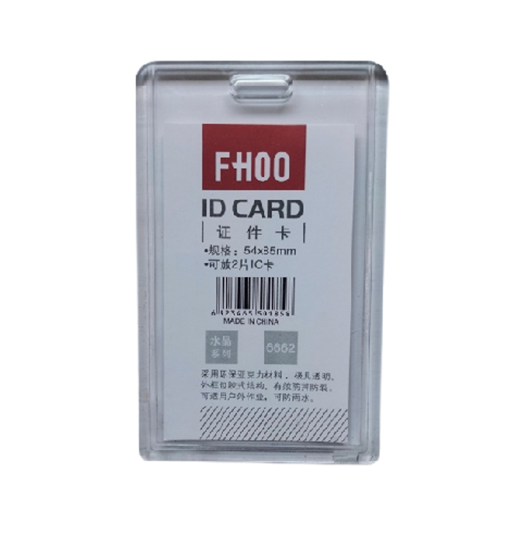 Picture of FHOO 6662 Acrylic Transparent Business ID Card Holder