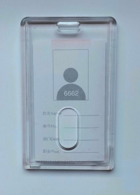 Picture of FHOO 6662 Acrylic Transparent Business ID Card Holder
