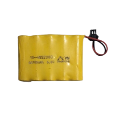 Picture of 700mAh 5xAA  6V Rechargeable Battery with SM 2P Plug
