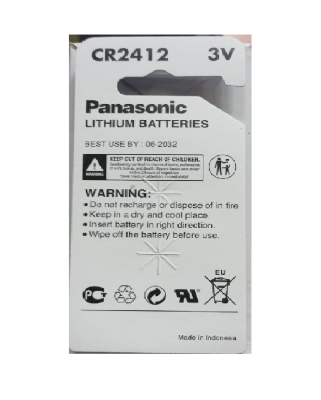 Picture of 1PC Panasonic CR2412 Button Battery 3V Lithium Battery