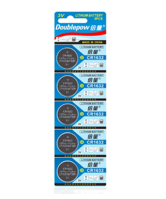 Picture of 5PCS Doublepow CR1632 3V Coin Cell Lithium Button Battery