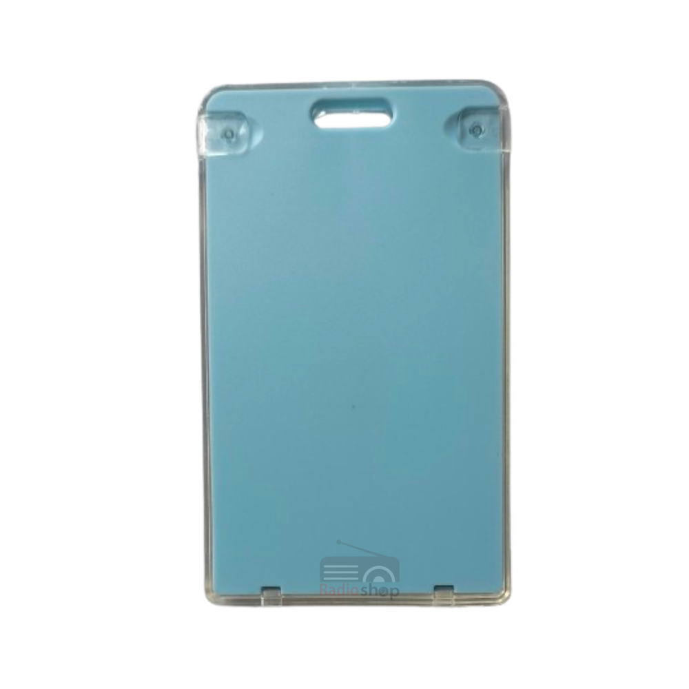 Picture of Chongxi C-6618 Cyan Vertical ID Card Holder Badge Holder