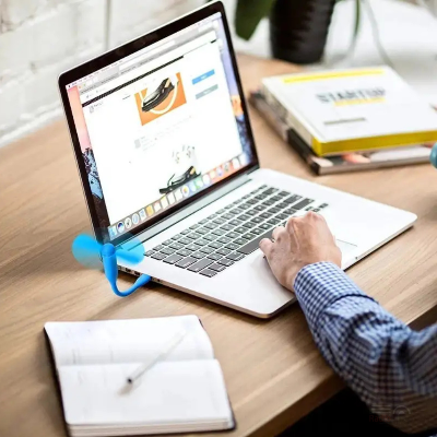 Picture of Mini USB Fan Flexible Bendable Cooling Fan for Power Bank Laptop PC AC Charger Portable Hand Fan Computer Summer Gadget