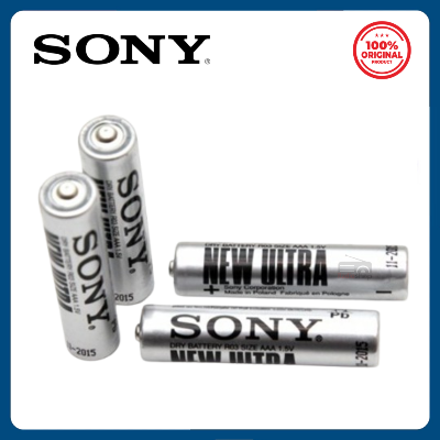 Picture of 4PCS Sony New Ultra AAA R03 1.5V Heavy Duty Carbon Zinc Battery