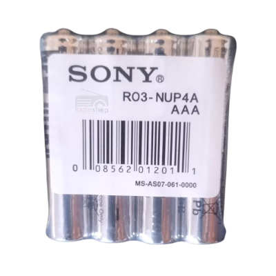 Picture of 4PCS Sony New Ultra AAA R03 1.5V Heavy Duty Carbon Zinc Battery