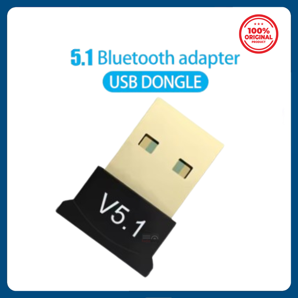 Picture of USB Bluetooth 5.1 Adapter Transmitter Bluetooth Receiver Audio V5.1 Bluetooth Dongle Wireless USB Adapter for Computer PC Laptop
