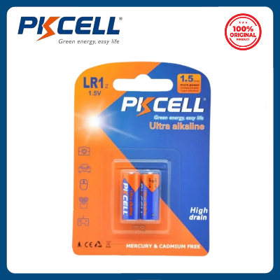 Picture of PKCELL LR1 AM5 N-Size 1.5V Alkaline Battery