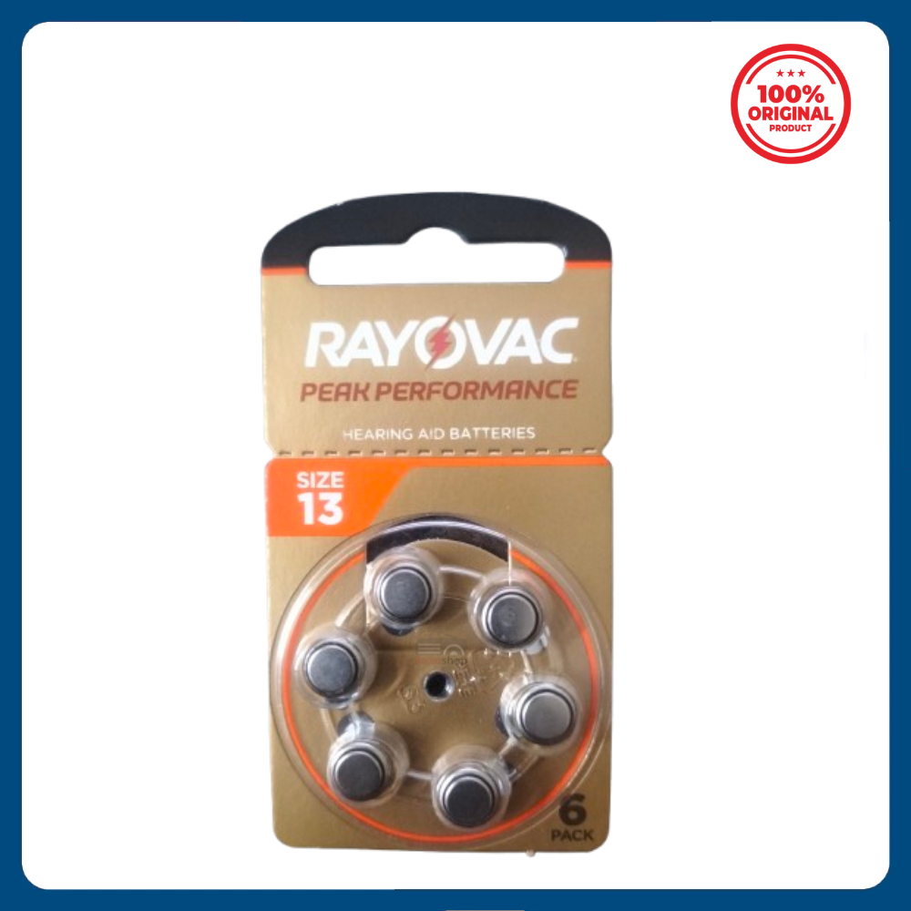 Picture of RAYOVAC P13 PR48 1.45V Hearing Aid Battery