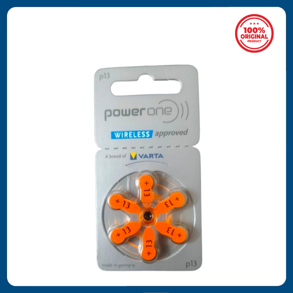 Picture of Power One P13 PR48 1.45V Hearing Aid Battery