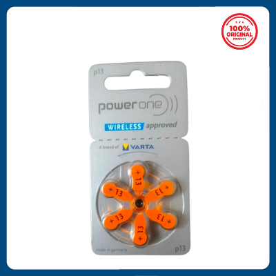 Picture of Power One P13 PR48 1.45V Hearing Aid Battery